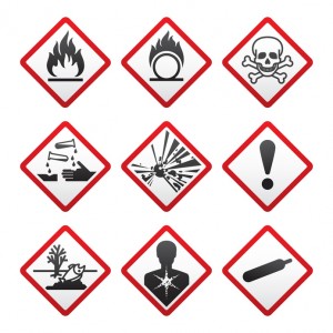 New Hazard warning signs. Globally Harmonized System